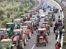 Διαμαρτυρία αγροτών  29-1-204  στο Βλαχιώτη